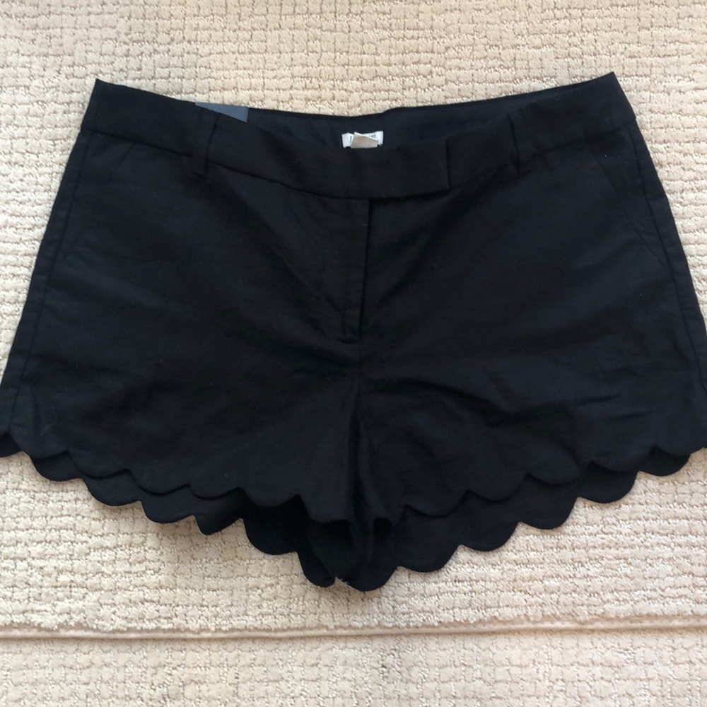 NWT Jcrew scallop Linen short